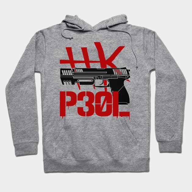 Handgun HK P30L Hoodie by Aim For The Face